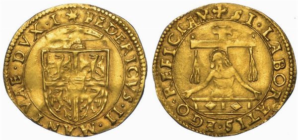 MANTOVA. FEDERICO II GONZAGA, 1519-1540. Scudo d'oro del Sole.  - Asta Numismatica - Associazione Nazionale - Case d'Asta italiane