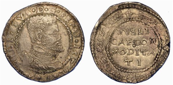 MESSINA. FILIPPO II D'ASBURGO, 1556-1598. Scudo da 10 tar� 1572.  - Asta Numismatica - Associazione Nazionale - Case d'Asta italiane