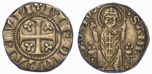 MILANO. ETA' COMUNALE, MET� XIII-INIZIO XIV SECOLO. Ambrosino piccolo.  - Asta Numismatica - Associazione Nazionale - Case d'Asta italiane