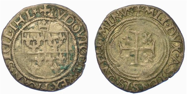 ASTI. LUDOVICO XII D'ORLEANS RE DI FRANCIA, 1498-1515. Parpagliola.  - Asta Numismatica - Associazione Nazionale - Case d'Asta italiane