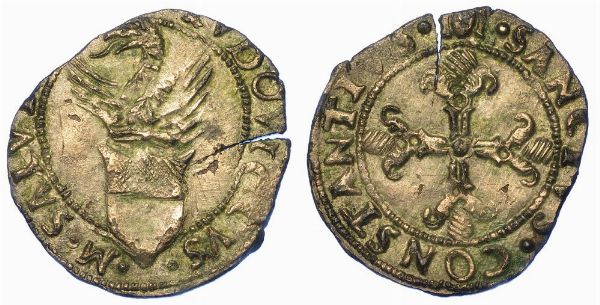 CARMAGNOLA. LUDOVICO II DI SALUZZO, 1475-1504. Soldino.  - Asta Numismatica - Associazione Nazionale - Case d'Asta italiane