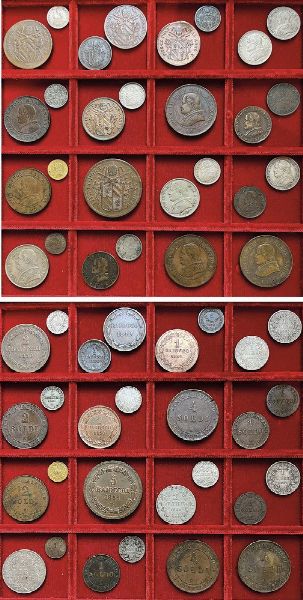 ROMA - PIO IX, 1846-1878. Lotto di 28 monete.  - Asta Numismatica - Associazione Nazionale - Case d'Asta italiane