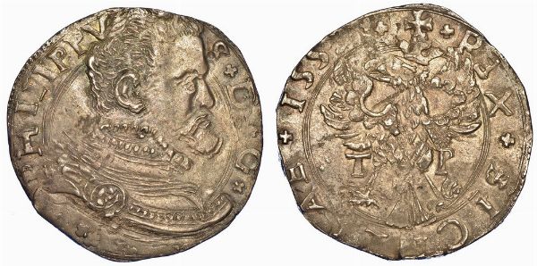 MESSINA. FILIPPO II D'ASBURGO, 1556-1598. 4 tarì 1559.  - Asta Numismatica - Associazione Nazionale - Case d'Asta italiane