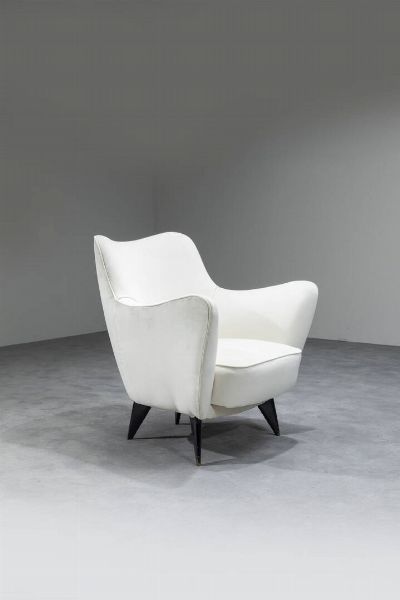 GUGLIELMO VERONESI : Poltrona mod. Perla  - Asta Asta di Design - Associazione Nazionale - Case d'Asta italiane