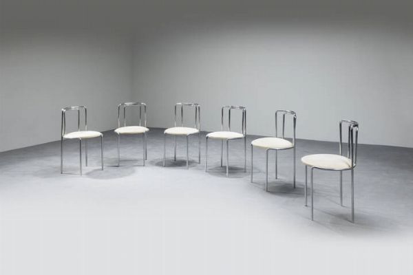 VALENTI : Sei sedie  - Asta Asta di Design - Associazione Nazionale - Case d'Asta italiane