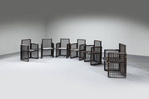 AFRA E TOBIA SCARPA - Sei sedie mod. Basilian