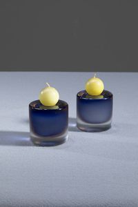 VENINI - Coppia di portacandele