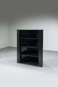 LUIGI CACCIA DOMINIONI - Angoliera in legno laccato.  Prod. Azucena  anni '70 cm 140 5x116x63 5   Difetti