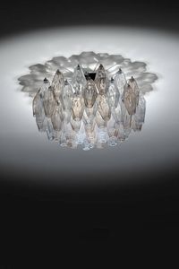 Paolo Venini - Lampadario a sospensione mod. Poliedri