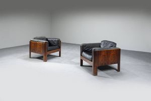 KENMOCHI ISAMU - Coppia di poltrone mod. SM7008