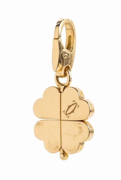 CARTIER: pendente in oro quadrifoglio  - Asta Gioielli, orologi, argenti e penne - Associazione Nazionale - Case d'Asta italiane