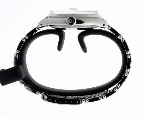 ROLEX Oyster Perpetual Date: orologio da polso in acciaio ref. 1500, 1960  - Asta Gioielli, orologi, argenti e penne - Associazione Nazionale - Case d'Asta italiane