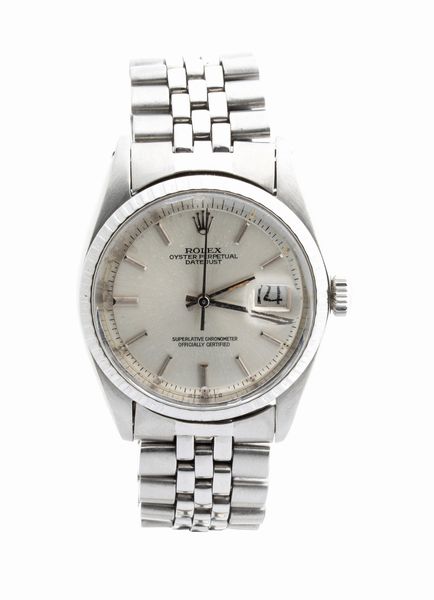 ROLEX Date Just: orologio da polso uomo in acciaio ref. 1603, 1974  - Asta Gioielli, orologi, argenti e penne - Associazione Nazionale - Case d'Asta italiane