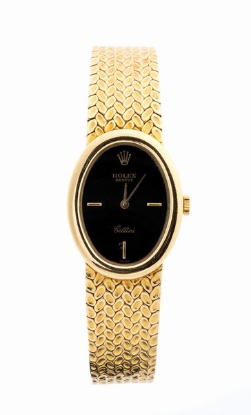 ROLEX Celllini: orologio da polso donna in oro 18K ref. 4301  - Asta Gioielli, orologi, argenti e penne - Associazione Nazionale - Case d'Asta italiane