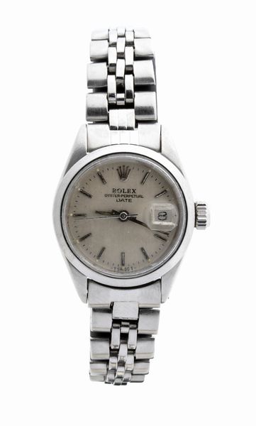 ROLEX: orologio da poslo donna in acciaio ref. 6916, 1972  - Asta Gioielli, orologi, argenti e penne - Associazione Nazionale - Case d'Asta italiane