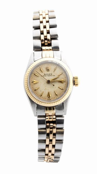 ROLEX: orologio da polso Lady acciaio e oro ref. 6619, 1960  - Asta Gioielli, orologi, argenti e penne - Associazione Nazionale - Case d'Asta italiane