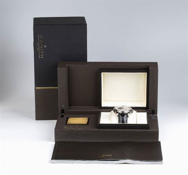 ZENITH El Primero: Grande Primero Grand Class, riserva di carica, full set - 2  - Asta Gioielli, orologi, argenti e penne - Associazione Nazionale - Case d'Asta italiane