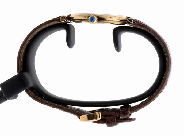 LE MUST DE CARTIER: orologio in argento vermeille  - Asta Gioielli, orologi, argenti e penne - Associazione Nazionale - Case d'Asta italiane