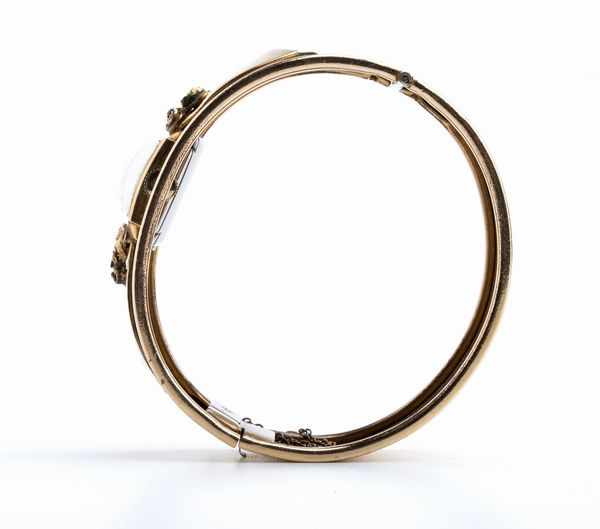 Bracciale con orologio - anni '40-'50  - Asta Gioielli, orologi, argenti e penne - Associazione Nazionale - Case d'Asta italiane