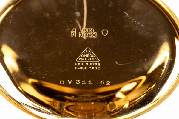 OMEGA: Orologio da tasca in oro 18K, anni '60  - Asta Gioielli, orologi, argenti e penne - Associazione Nazionale - Case d'Asta italiane