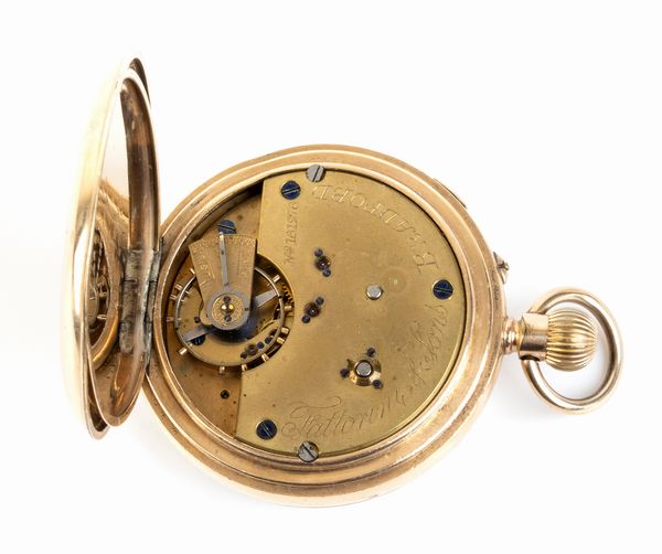 FATTORINI & SONS: orologio da tasca inglese, cronografo 1/5 centre seconds  Bradford, fine XIX secolo  - Asta Gioielli, orologi, argenti e penne - Associazione Nazionale - Case d'Asta italiane