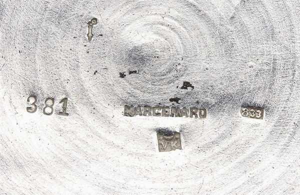 Servizio da t e caffe  Art dco olandese in argento -  argentiere MARCENARO  - Asta Gioielli, orologi, argenti e penne - Associazione Nazionale - Case d'Asta italiane