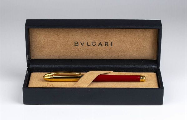 BULGARI: penna a sfera  - Asta Gioielli, orologi, argenti e penne - Associazione Nazionale - Case d'Asta italiane