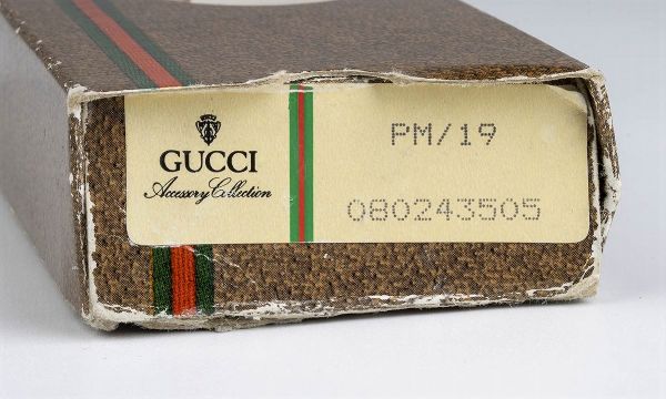 GUCCI: penna roller, inizio anni '80  - Asta Gioielli, orologi, argenti e penne - Associazione Nazionale - Case d'Asta italiane