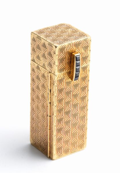 BULGARI: porta rossetto in oro 18K, anni '40  - Asta Gioielli, orologi, argenti e penne - Associazione Nazionale - Case d'Asta italiane