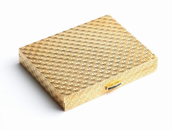 BULGARI: porta cipria in oro 18K, anni ' 40  - Asta Gioielli, orologi, argenti e penne - Associazione Nazionale - Case d'Asta italiane