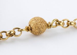 Collana con pendente - spilla a fiore in oro con smalti e diamanti  - Asta Gioielli, orologi, argenti e penne - Associazione Nazionale - Case d'Asta italiane