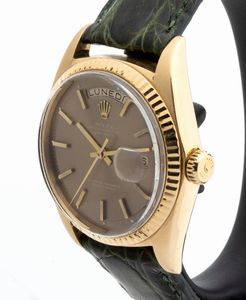ROLEX Day-Date: raro orologio da polso full set in oro 18K ref. 1803, 1969  - Asta Gioielli, orologi, argenti e penne - Associazione Nazionale - Case d'Asta italiane