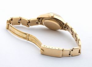 ROLEX Oyster Perpetual Date Just: orologio da polso donna in oro 18K ref. 69178, 1984  - Asta Gioielli, orologi, argenti e penne - Associazione Nazionale - Case d'Asta italiane