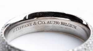 TIFFANY & Co.: anello a fascia con diamanti  - Asta Gioielli, orologi, argenti e penne - Associazione Nazionale - Case d'Asta italiane
