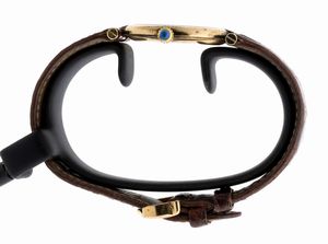 LE MUST DE CARTIER: orologio in argento vermeille  - Asta Gioielli, orologi, argenti e penne - Associazione Nazionale - Case d'Asta italiane