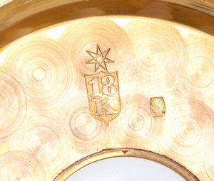 IWC: Orologio da tasca occhio di bue in oro 18K, 1890 circa  - Asta Gioielli, orologi, argenti e penne - Associazione Nazionale - Case d'Asta italiane