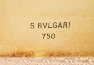 BULGARI: porta rossetto in oro 18K, anni '40  - Asta Gioielli, orologi, argenti e penne - Associazione Nazionale - Case d'Asta italiane