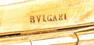 BULGARI: porta cipria in oro 18K, anni ' 40  - Asta Gioielli, orologi, argenti e penne - Associazione Nazionale - Case d'Asta italiane