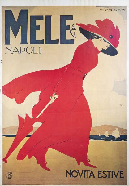 MARCELLO DUDOVICH Trieste 1878 - 1962 Milano : Mele & C. Napoli. Novit estive  - Asta Grafica - Associazione Nazionale - Case d'Asta italiane