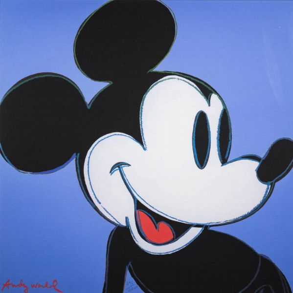 ANDY WARHOL Pittsburgh (USA) 1927 - 1987 New York (USA) : Mickey mouse  - Asta Grafica - Associazione Nazionale - Case d'Asta italiane