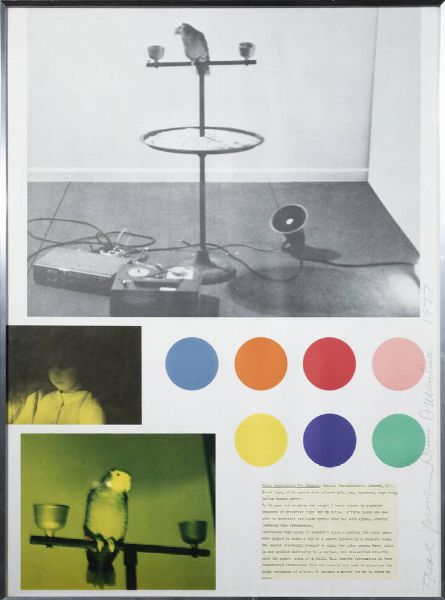 DENNIS OPPENHEIM Washington (USA) 1938 : Color application for Chandra 1977  - Asta Grafica - Associazione Nazionale - Case d'Asta italiane