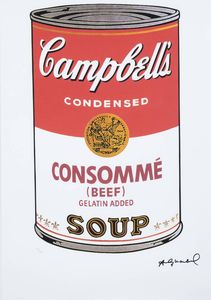 ANDY WARHOL Pittsburgh (USA) 1927 - 1987 New York (USA) - Campbell's condensed - Consomm (beef) gelatin added - Soup
