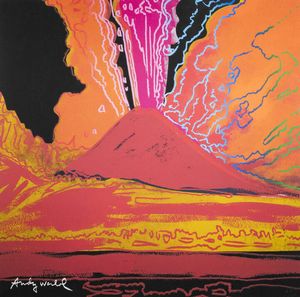 ANDY WARHOL Pittsburgh (USA) 1927 - 1987 New York (USA) - Il Vesuvio