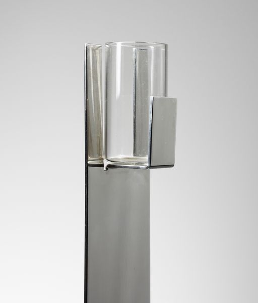 MUNARI BRUNO (1907 - 1998) : Coppia di porta candele mod. Panarea per Danese  - Asta Asta 427 | DESIGN E ARTI DECORATIVE DEL NOVECENTO Tradizionale - Associazione Nazionale - Case d'Asta italiane