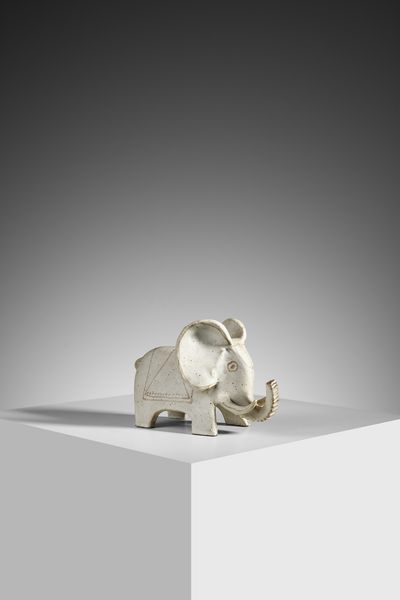 GAMBONE BRUNO (1936 - 2021) : Elefante  - Asta Asta 427 | DESIGN E ARTI DECORATIVE DEL NOVECENTO Tradizionale - Associazione Nazionale - Case d'Asta italiane