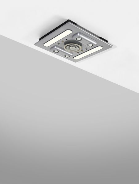 SOTTSASS ASSOCIATI (ETTORE SOTTSASS, ALDO CIBIC, MICHELE DE LUCCHI E ANITA BIANCHETTI) : Grande plafoniera  - Asta Asta 427 | DESIGN E ARTI DECORATIVE DEL NOVECENTO Tradizionale - Associazione Nazionale - Case d'Asta italiane