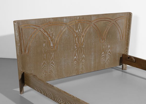 PECORINI GUGLIELMO : Letto matrimoniale  - Asta Asta 427 | DESIGN E ARTI DECORATIVE DEL NOVECENTO Tradizionale - Associazione Nazionale - Case d'Asta italiane