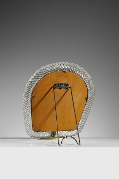 SCARPA CARLO (1906 - 1978) : Specchio da tavolo per Venini  - Asta Asta 427 | DESIGN E ARTI DECORATIVE DEL NOVECENTO Tradizionale - Associazione Nazionale - Case d'Asta italiane