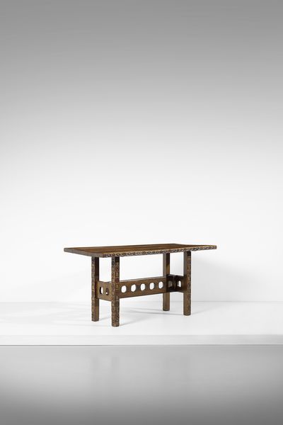 TAVOLARA  EUGENIO  (1901 - 1963) : attribuito. Tavolo  - Asta Asta 427 | DESIGN E ARTI DECORATIVE DEL NOVECENTO Tradizionale - Associazione Nazionale - Case d'Asta italiane