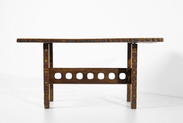 TAVOLARA  EUGENIO  (1901 - 1963) : attribuito. Tavolo  - Asta Asta 427 | DESIGN E ARTI DECORATIVE DEL NOVECENTO Tradizionale - Associazione Nazionale - Case d'Asta italiane